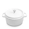 Staub Round Cocotte, 7 Quarts In White