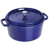 Staub Round Cocotte, 9 Quart In Dark Blue