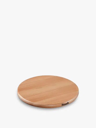 Staub Round Trivet 23cm In Wood