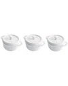 Staub Set Of Three 4in Mini Cocottes