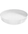 Staub Shallow Serving Bowl In White