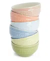 Staub Ceramic Small Universal Bowl, Set Of 6 In Macaron Pastel Colors