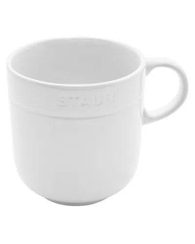 Staub White Set Of 4 Mugs