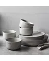 Staub White Truffle 12-piece Dinnerware Set