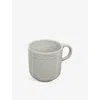 Staub White Truffle Rounded 350ml Ceramic Mug In Gray