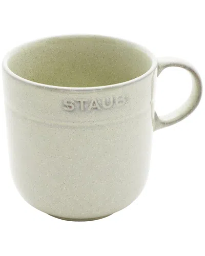 Staub White Truffle Set Of 4 Mugs In Green