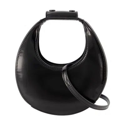 STAUD GOOD NIGHT MOON PURSE STAUD LEATHER BLACK