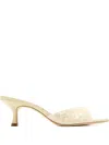 Staud 55mm Sequin-embellished Sandals In Neutral