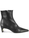 Staud 55mm Wally Ankle Boots In Black