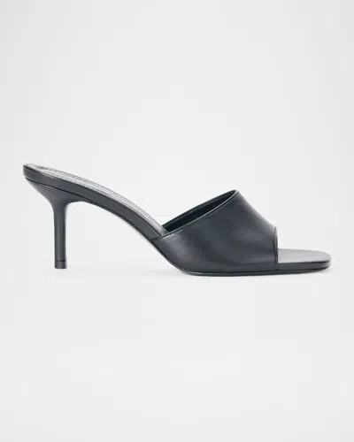 STAUD 65MM BEA LEATHER MULES