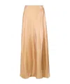 Staud A-line Maxi Skirt In Gold