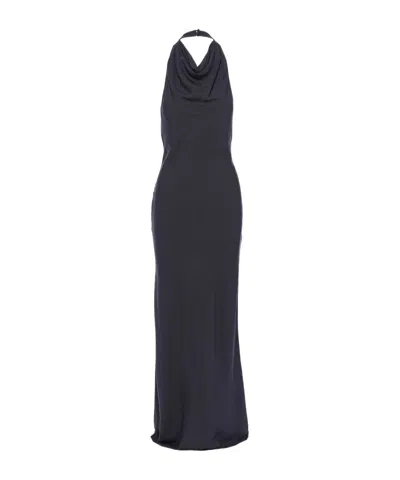 Staud A Neckline Dress In Black