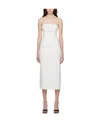 Staud A Sleeveless Bra Dress In White
