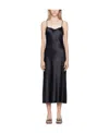 Staud A Thin Suspender Dress In Black