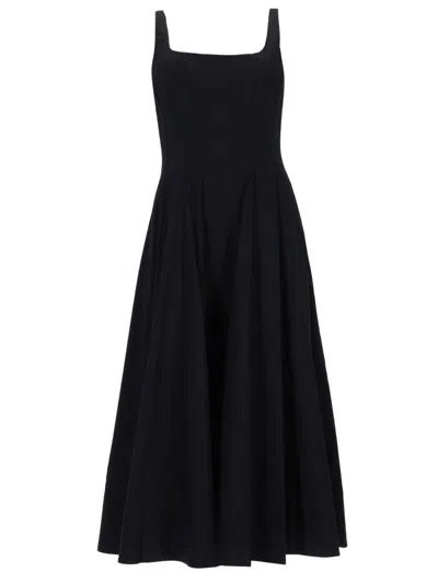 Staud Abito Midi "wells" In Black