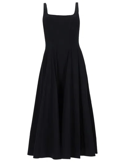 Staud Abito Midi "wells" In Black