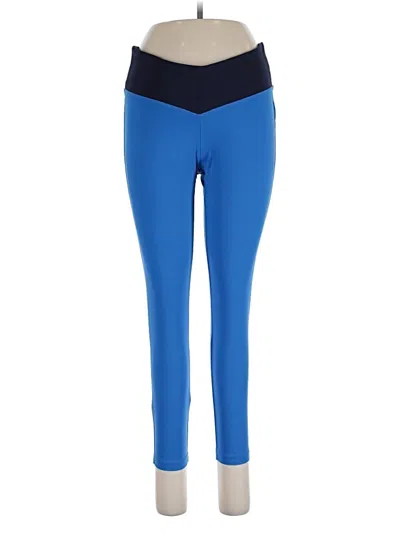 Pre-owned Staud Active Pants In Blue