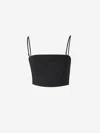 Staud Adjustable Band Top In Black