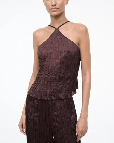 Staud Akari Top In Brown