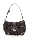 Staud Alana Shoulder Bag In Brown