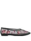 Staud Alba Ballerina Shoes In Black