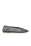 Staud Alba Ballet Flats Navy