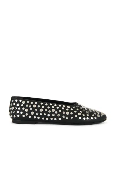 Staud Alba Ballet Flat In Black