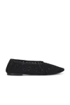 Staud Alba Ballet Flat In Black