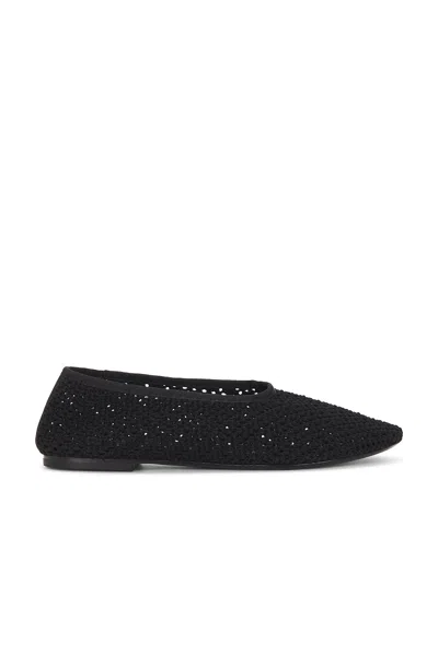 Staud Alba Ballet Flat In Black