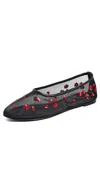 Staud Alba Ballerina Shoes In Poppy