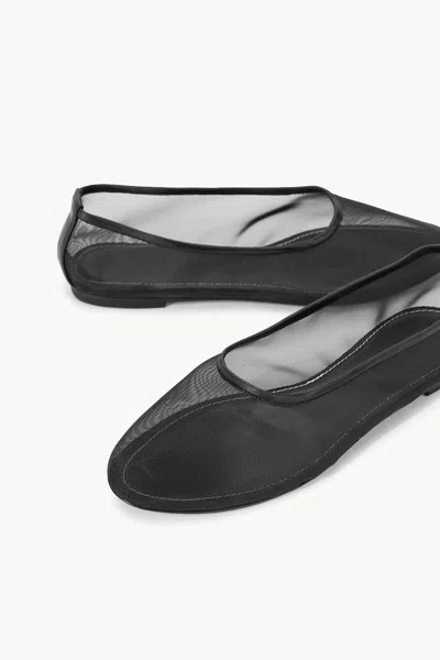 Staud Alba Ballet In Black Mesh In Multi