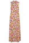 Staud Albee Floral Sleeveless Maxi Dress