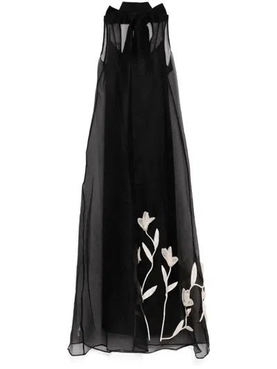 Staud Albee Dress In Black