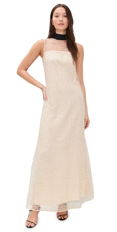 Staud Albee Dress Stardust In White