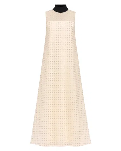 Staud Albee Dress In Neutral