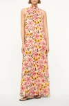 Staud Albee Floral Sleeveless Maxi Dress In Blossom Floral Tapestry