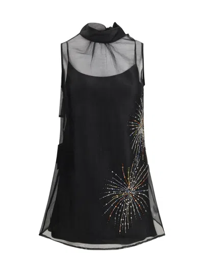 Staud Albee Mini Dress In Animal Print