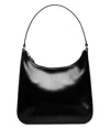 Staud Logo Shoulder Bag In Black/silver