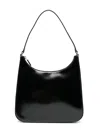 Staud Logo Shoulder Bag In Schwarz