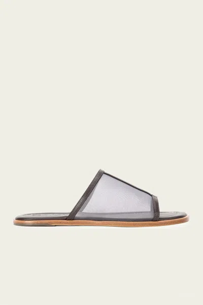 STAUD ALESSANDRA SANDAL IN ESPRESSO MESH