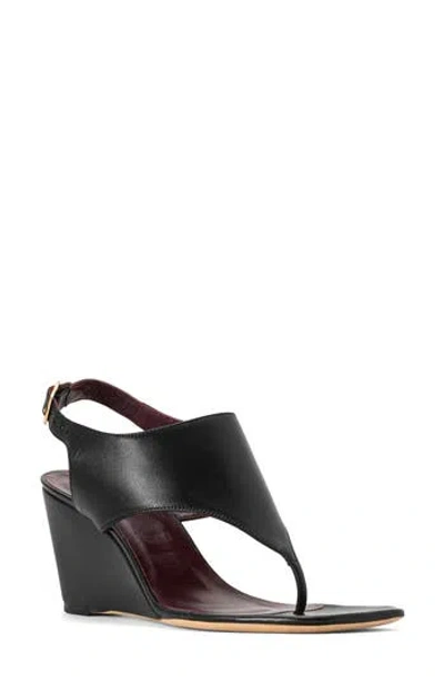 Staud Alex Slingback Wedge Sandal In Black