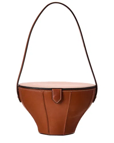 Staud Alice Croc-embossed Leather Bag