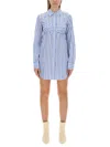 Staud Striped Shirt Dress