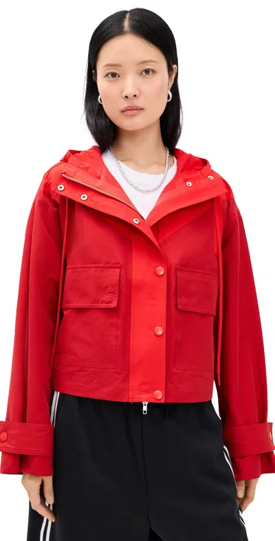 Staud Alta Jacket Cardinal In Red