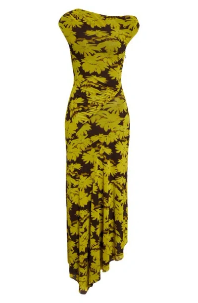 Staud Amaris Floral Print Maxi Dress In Multi