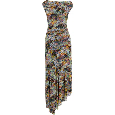 Staud Amaris Print Maxi Dress In Multi