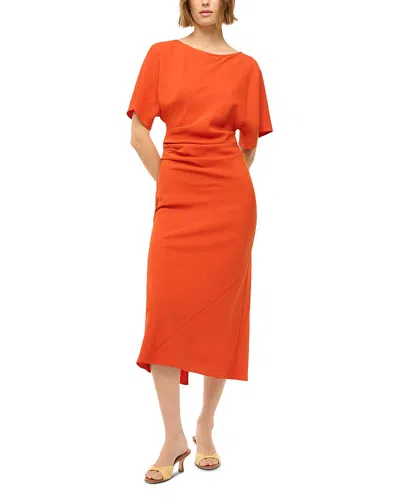 STAUD AMELIE MIDI DRESS