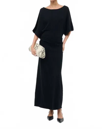 Staud Amelie Sweater Dress In Black