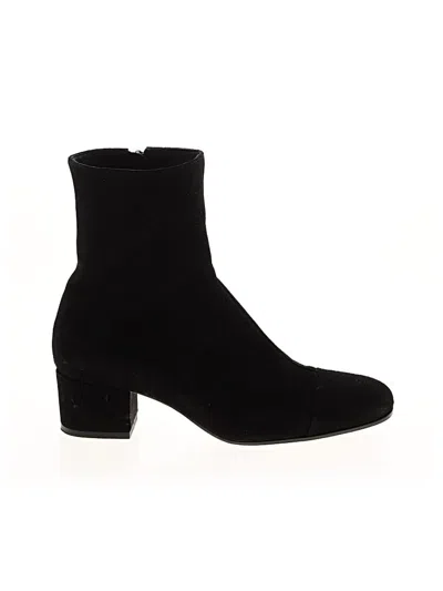 Pre-owned Staud Ankle Boots In Black