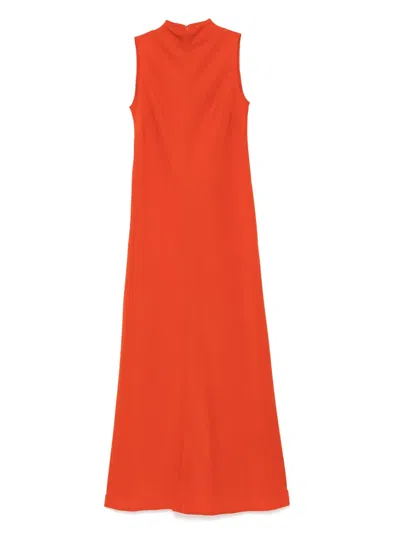 Staud Araya Dress In Orange